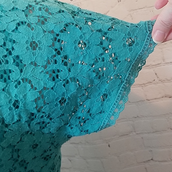 Lush turquoise lace dress - Picture 3 of 7